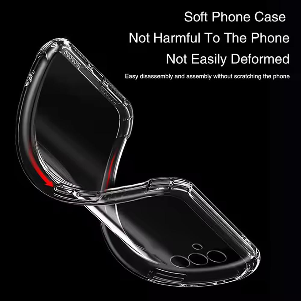 Anti Fall Clear Soft Case For Samsung Galaxy M01 Core M02 M10 M10S M11 M13 M14 M15 M20 M21 M23 TPU Shockproof Transparent Cover