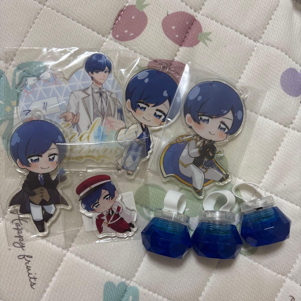 Used Ireisu If Acrylic Keychain Acrylic Stand Ackey Ring Light