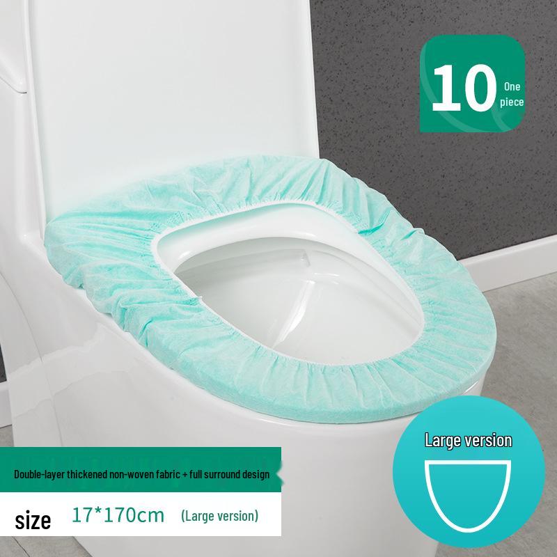 10-Pack Portable Non-Woven Disposable Travel Toilet Seat Covers