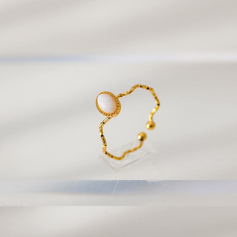 Simple And Luxurious Open Ring For Women Fashion High-End Sense Jewelry Accessory
