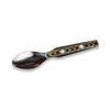 Rolimoli Steel bhog thali Set of 4 pcs for laddu gogal bhog thali with Glass Bowl and Spoon Stainless Steel