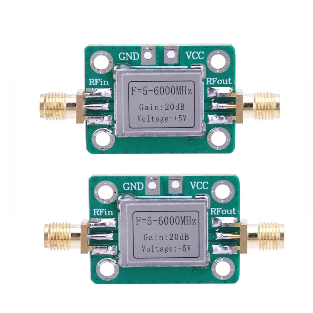 Modul Amplificator RF 5-6000MHz Câștig 20dB Amplificator RF în Bandă Largă Amplificator în Bandă Largă VFH UHF SHF Placă LNA cu Carcasă de Ecranare