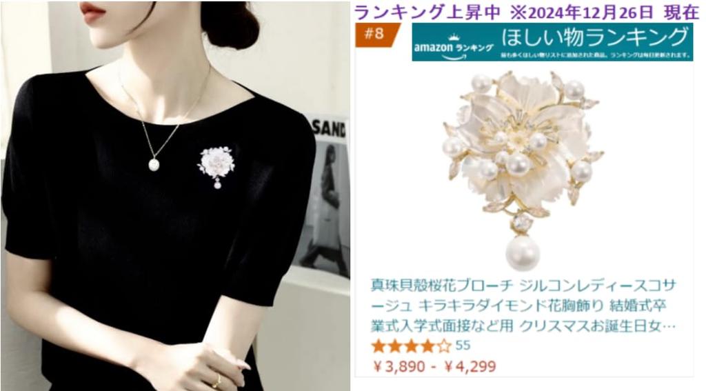 Perle Muschel Kirschblüte Zirkon funkelnde Diamant Blume Truhe für den Eingang Geschenk für Geschenk-Box enthalten Brosche, Damen Corsage, Dekoration,