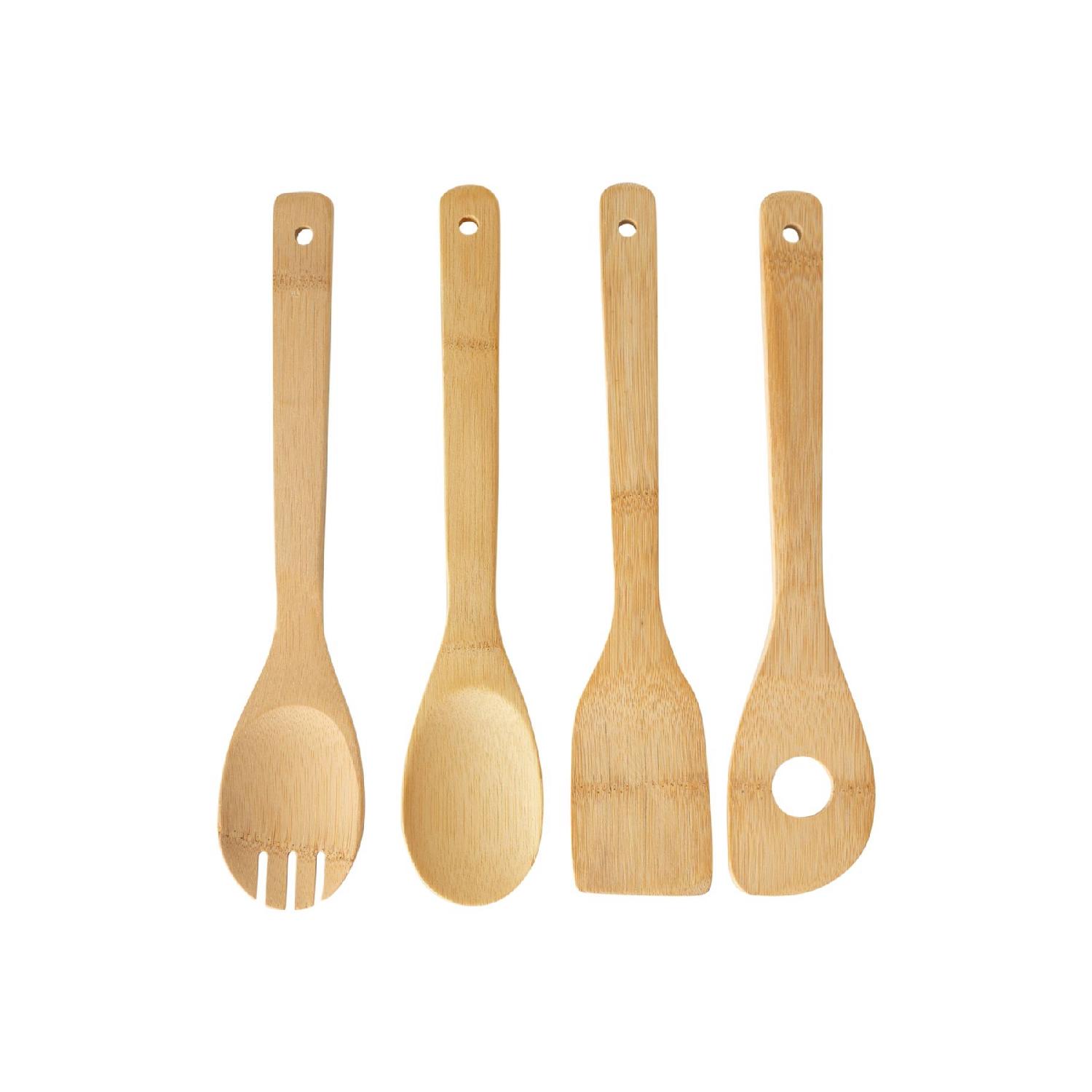 

Bamboo Serving Utensils 4 Pieces