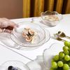 RuHan Light Luxury Glass Fruit Plate