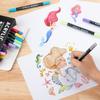 12/24/36/60/72 Color Double Head Waterproof Acrylic Marker Pens For Rock Painting Canvas DIY Making Posca Doodle Pen Art Markers