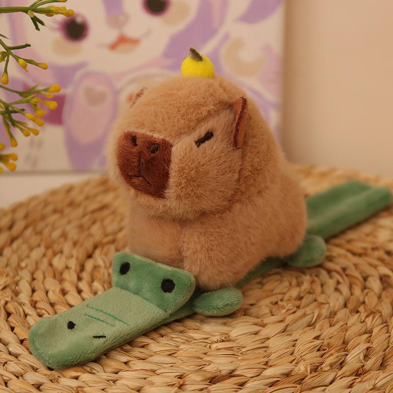 Kapibala Pony Ring Capybara Doll Bracelet Doll Plush Toy Girl Doll Children Wrist Circle