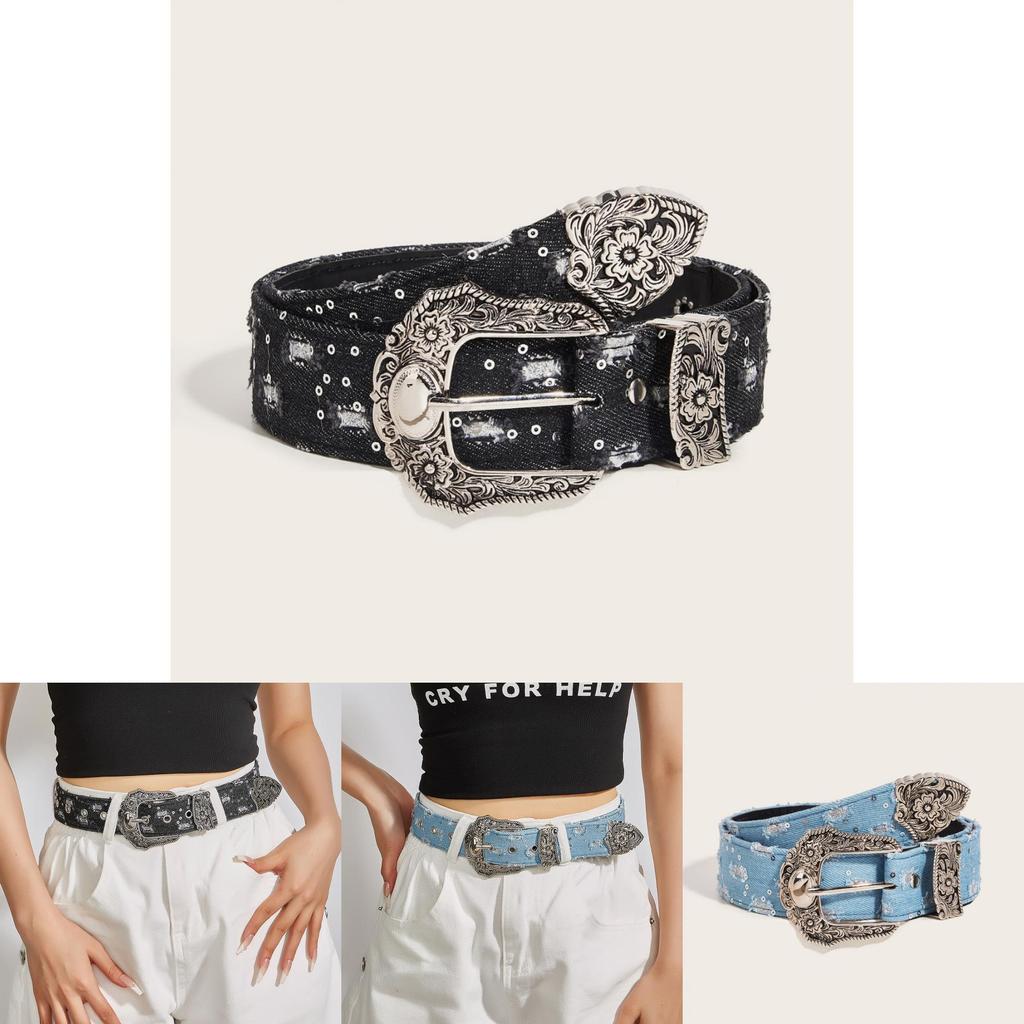 Fashionable Womens Wide Leather Belt With Alloy Pin Buckle For Daily Wear And Fashion