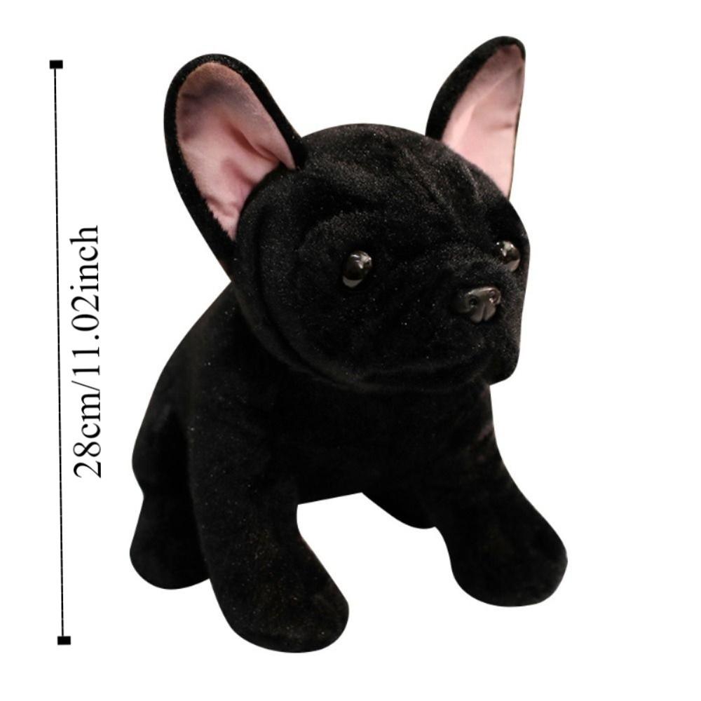 Soft Bulldog Plush Doll PP Cotton Animal Plush Pillow Bulldog Plush Toy  Kids Holiday Gifts