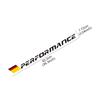 92,2x7,72CM PERFORMANCE Auto Windschutzscheibe Seitenaufkleber Letter Vinyl Aufkleber Kreative Auto Dekoration Aufkleber Zubehör