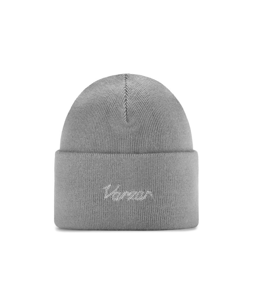 Bajal Chain Logo Balloon Beanie Grey