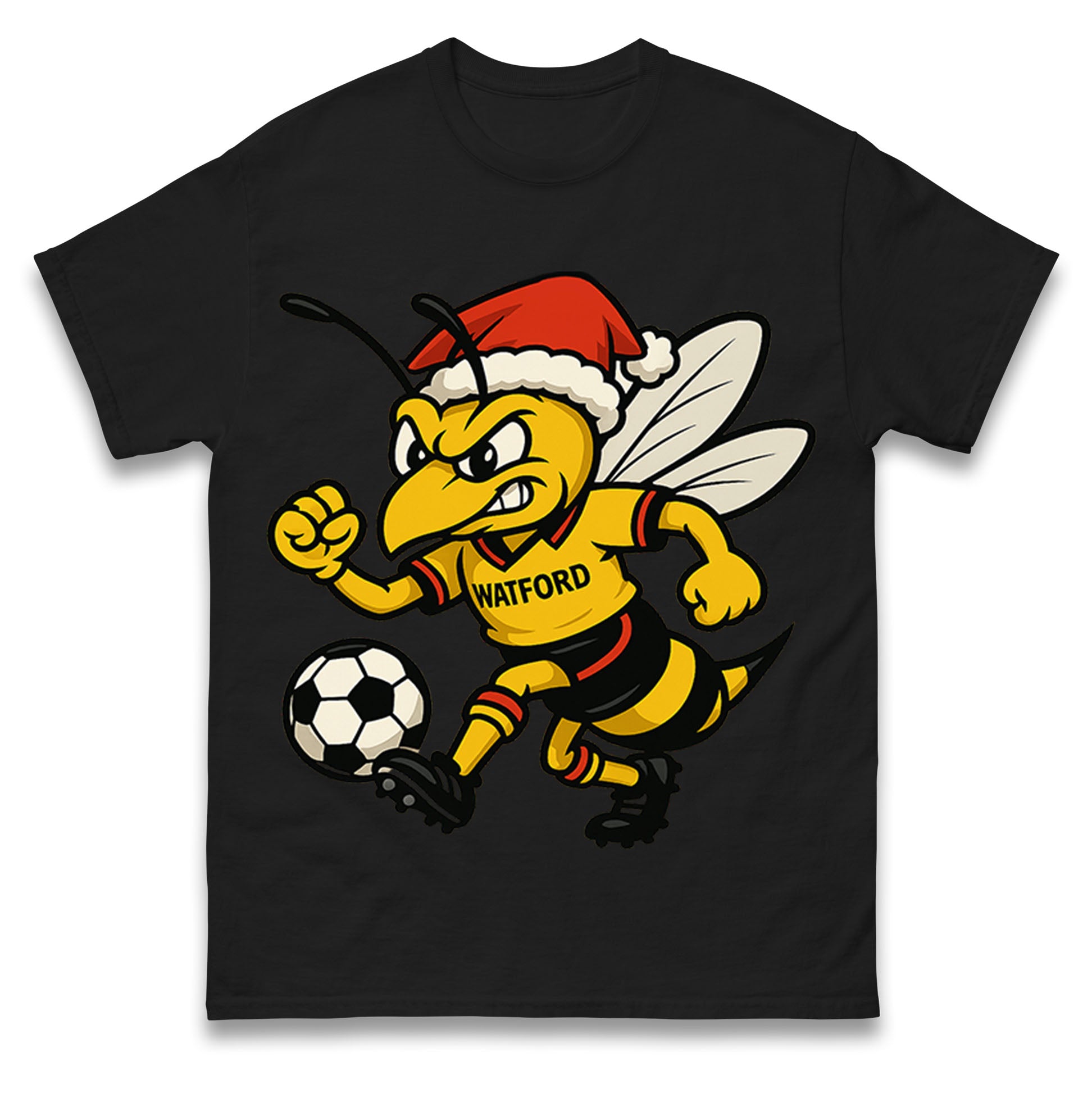Retro Watford Christmas T Shirt Tshirt Mens Womens Unisex Tops Tees S