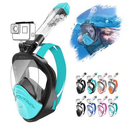 Mască de snorkeling integrală HEARTST cu bilă dublă plutitoare Cameră Ideală pentru și și Design pentru copii, Anti-aburire, Unghi ultra-larg de 180°, Design anti-aburire,