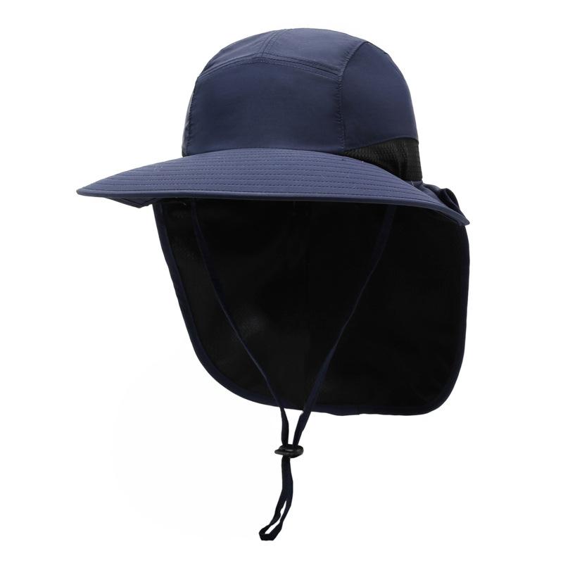 Unisex Windproof Quick-Dry Fisherman Hat with Neck Flap & UV Protection for Outdoor Fishing Hiking