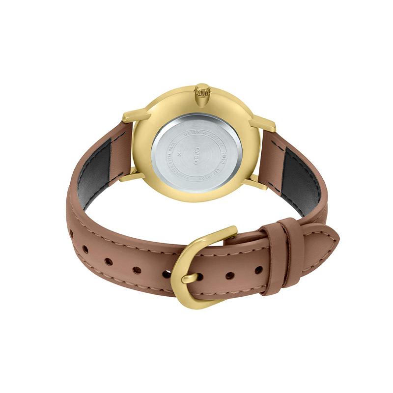 Casio STANDARD Series, Fashionable, Business Trend, Casual, Versatile and Simple, Classic Hands, Quartz Movement, Leather Strap, MTP-VT01GL-5B