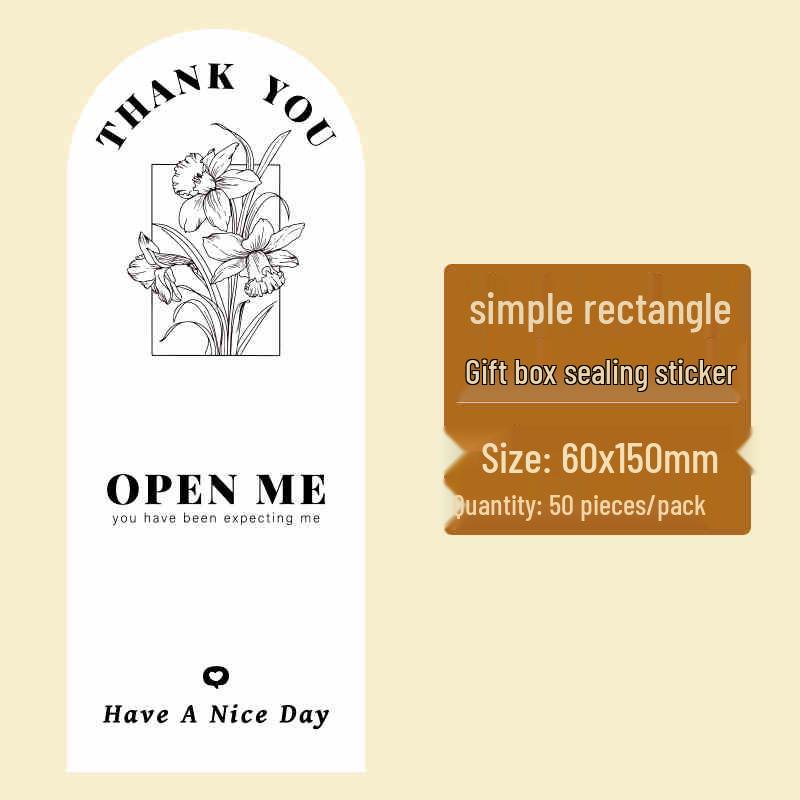 White Airplane Thank You Sealing Stickers for Gift or Cardboard Boxes