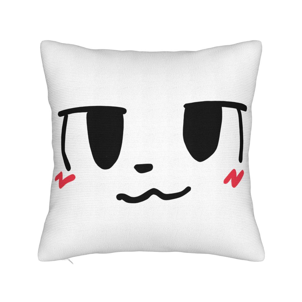 Boykisser Square Pillow Case Cat Cushion Cover Custom Zippered Decor Pillowcase for Car 18"