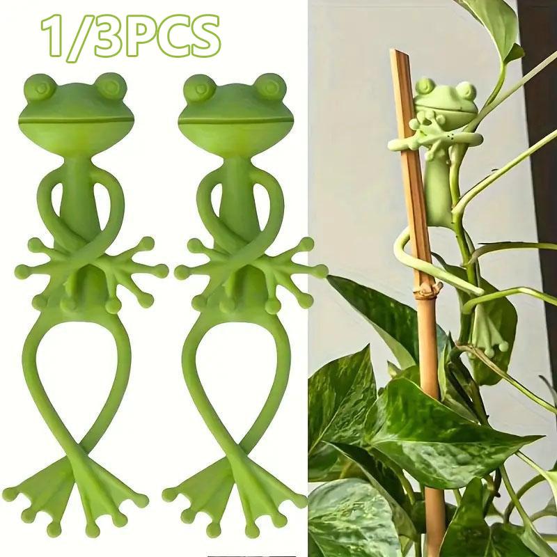 New Green Artificial Frog Plant Stand   Sturdy Plant Support Frame Suitable for Small Potted Plants   Indoor Garden Decoration