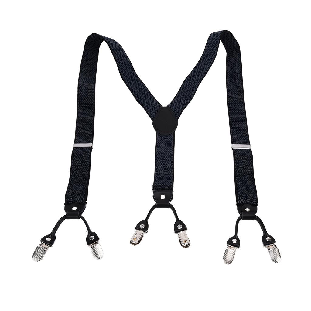 Mens Suspenders Strong Fixability Adjustable Beautiful Practical Fashionable Metal Clip Wide