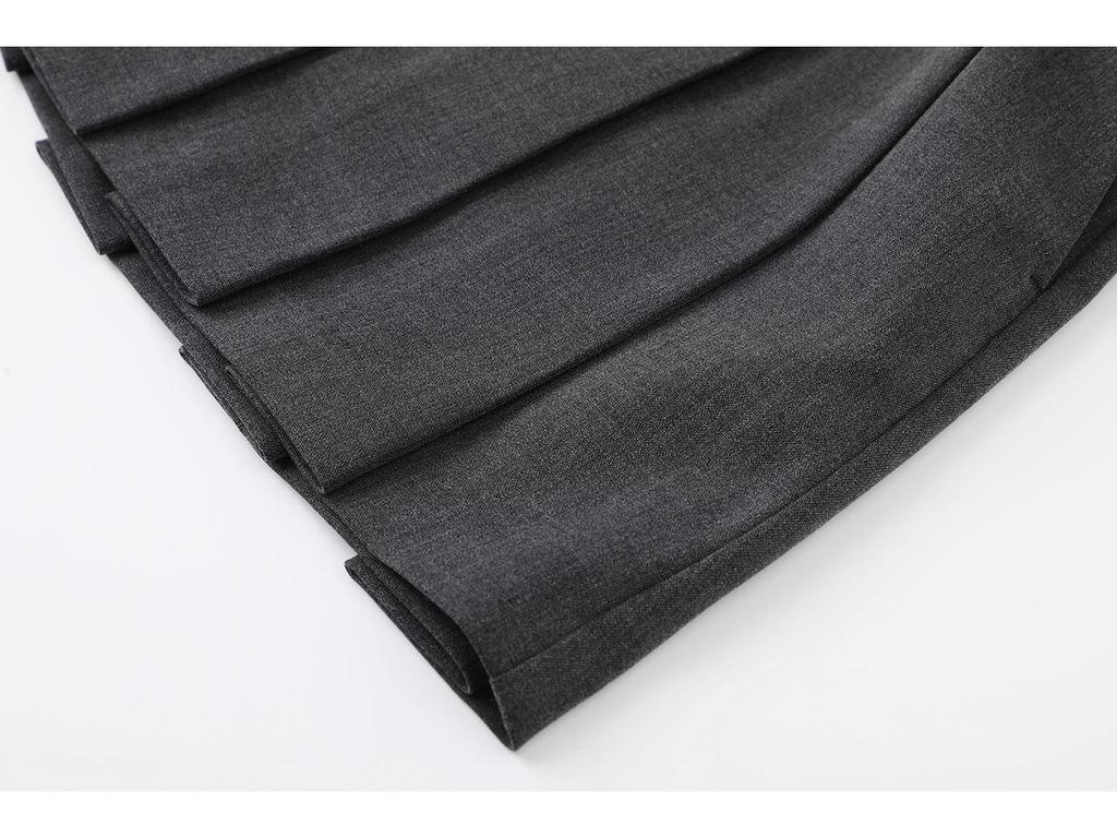 In-Stock Women's Pleated Skirt - Spring 2026 Versatile Academic Style, Short Skirt