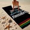 panthers Fashion Beach Towel: Ideal for Summer Adventures Soft, absorbent and quick drying suitable for swimming and bathing