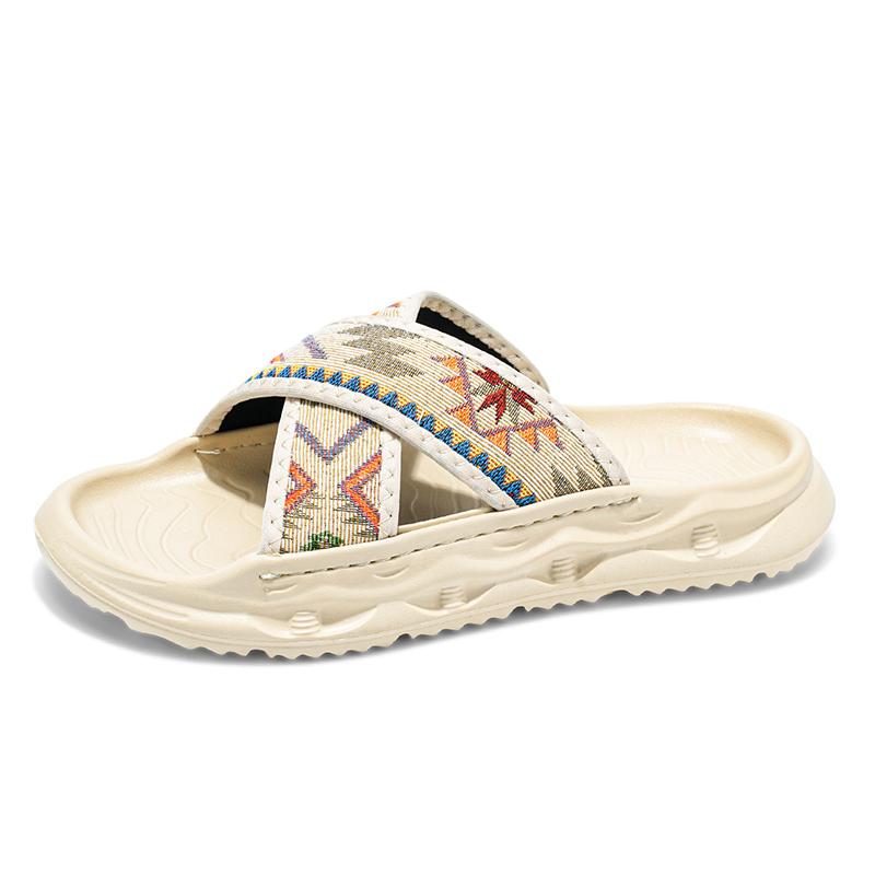 

Летние мужские тапочки Дышащие и быстросохнущие Большие повседневные сандалии Мужские пляжные тапочки Уличные повседневные Прогулочные Пляжные шлепанцы Мужская обувь 44 бежевый