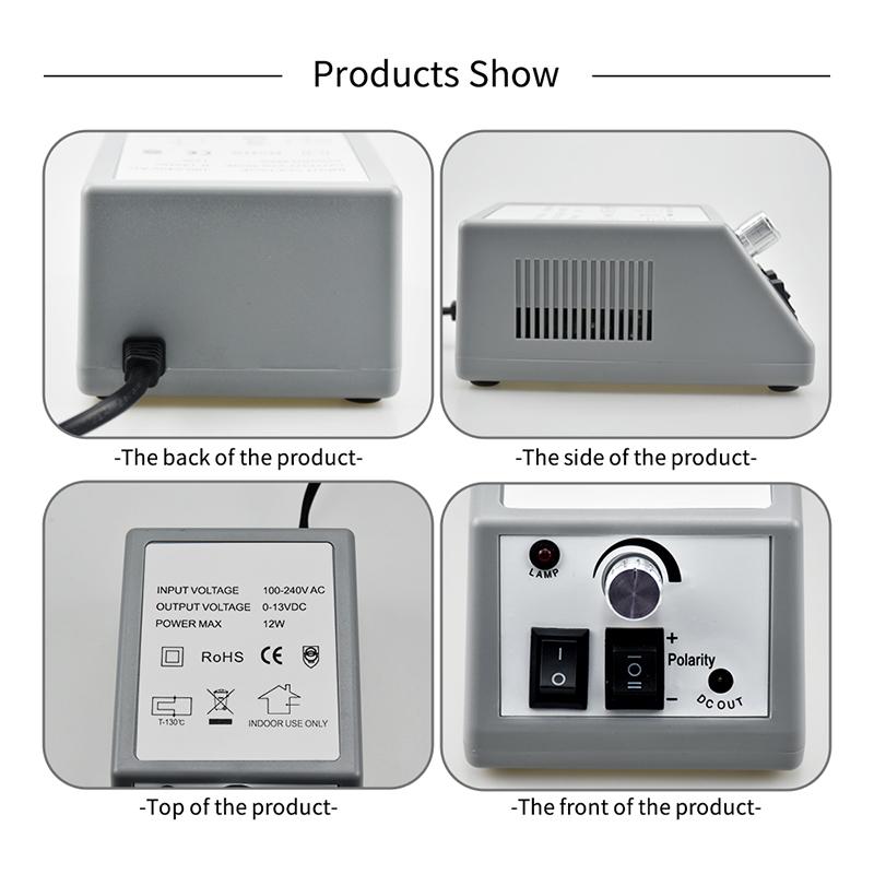 Electric Nail Drill Machine Set for Manicure Pedicure Cuticle Remover Machine Nail Grinding Repair Microblading Supplies