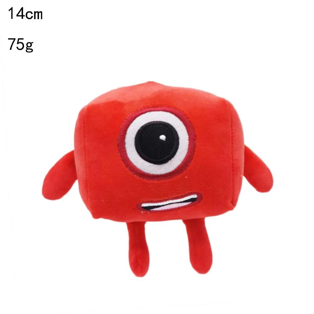 14-30cm Zahlen Plüschtiere Zahlen Stoffpuppen Filmreihe Cartoon Pädagogische Stofftiere Kinder Baby Kinder Geschenke