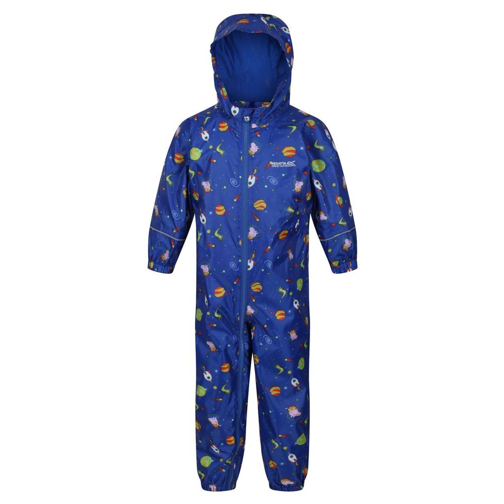 Regatta Childrens/Kids Peppa Pig Space Waterproof Puddle Suit