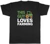 This Guy Loves Farming Funny Farmer Mens T-Shirt Tee Gift Top