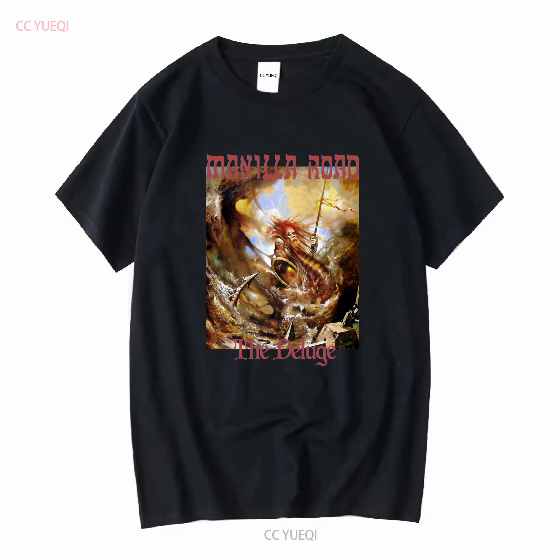 

New Rare MANILLA ROAD The Deluge Classic Premium MAN WOMAN T Shirt SIze S 5XL long or short sleeves vintage Washed Stretched 4XL