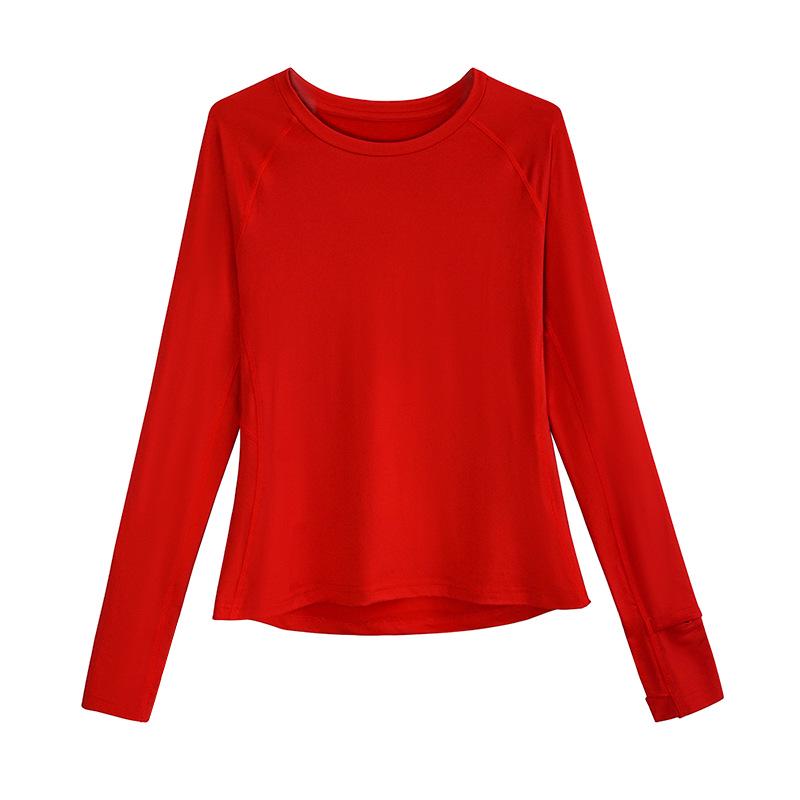 

Классическая футболка с круглым вырезом, быстросохнущая, с длинным рукавом для бега - Ощущение обнаженности, Влагоотводящая, Дышащая, Приталенная футболка Extra Large