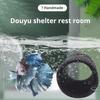 Yousheng Betta Fish Tunnel Fish Tank Cave з присоскою Пластикова шкіра риби Betta Fish Іграшка Декор акваріума для дрібних рибок Креветка Betta Guppy