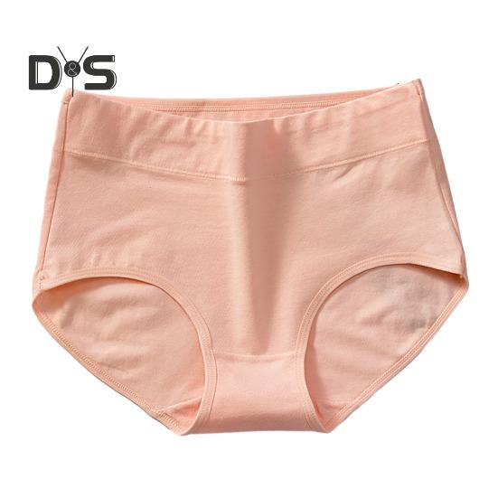 Women Underpants High Waist Butt Lifted High Elasticity Solid Color Soft Breathable Anti Septic Moisture Wicking Lady Panties Briefs