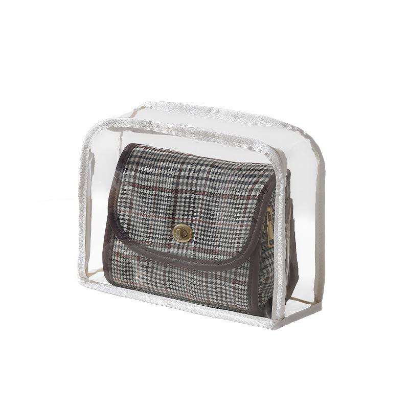 Clear Dustproof Moisture-Resistant PU Storage Bag for Luxury Handbags