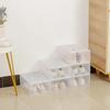 Folder Plastic Shoes Case Thickened Transparent Drawer Case Plastic Shoe Boxes Stackable Box Shoe Organizer Storage Shoe box