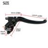 Right/Left Brake Lever Black Motorcycle Brake Pump  Motorcycle Accessories