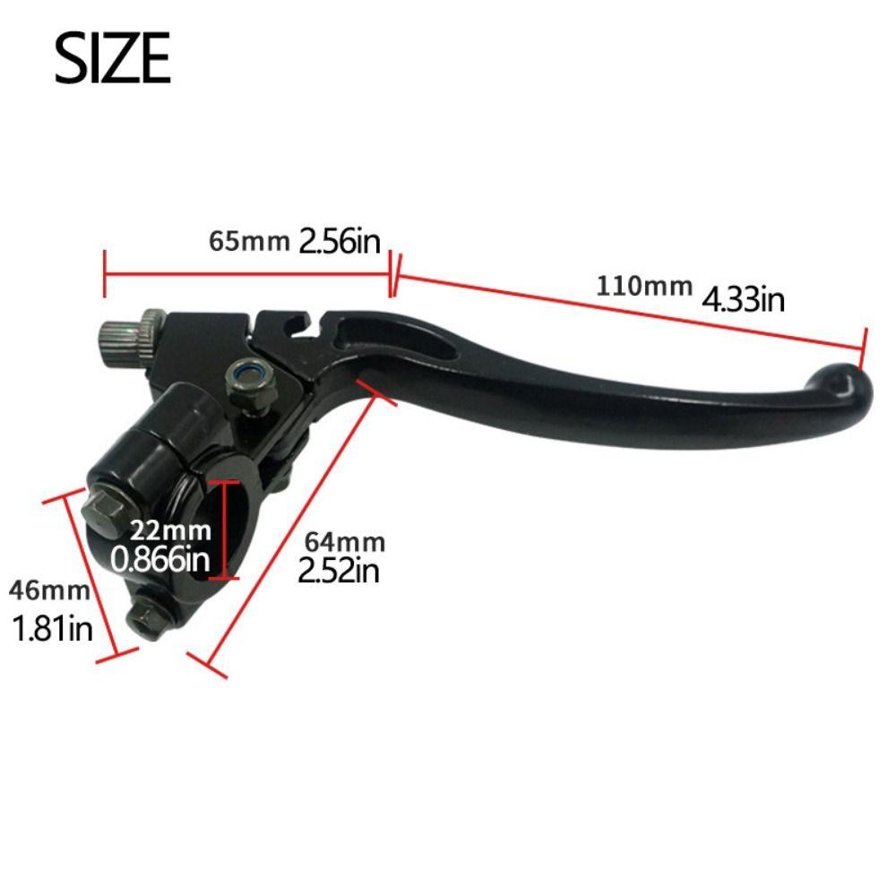 Aluminum Zinc Zinc Alloy Brake Lever Black Short Brake Clutch Levers Motorcycle Brake Pump  Dirt Bike