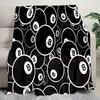 Billiards Plush Blanket Soft Comfortable All Seasons Perfect Sofa Office Nap Travel Birthday Gift Christmas Present