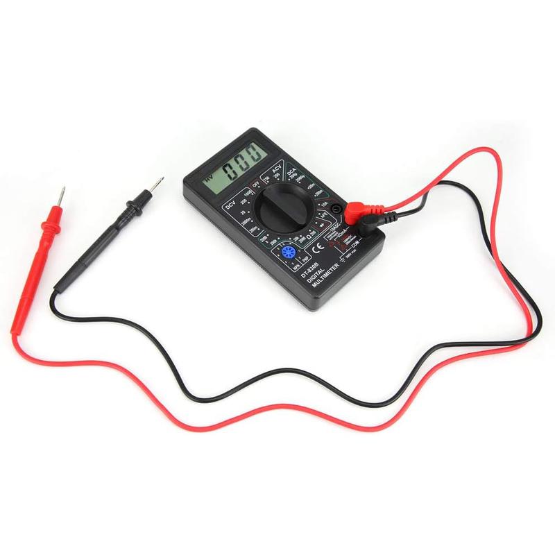 D5 Digital Multimeter,DT-830B Multifunctional Portable LCD Digital Multimeter Amp Volt Ohm Car Tester Voltmeter Ohmmeter Meter