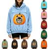 Felpa con Tasca per Cane, Manica Lunga, Moda Unisex, Vestibilità Larga, Casual, Calda, Pullover per l'Uso Quotidiano
