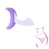 Unisex White Tiger Pubic Hair Razor & Trimmer with Styling Template for Men and Women