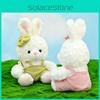 Hat Plush Rabbit Toy Cute Stuffed Animal Doll Cartoon Children Birthday Gift