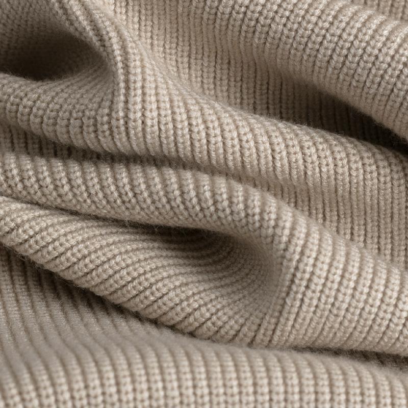 HNXC Solid-color High-neck Sweater, Split Half-body, Body-hugging Skirt, Two-piece Autumn and Winter Knitted Suit for Women