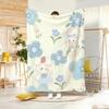 Healing Soft Aesthetic Throw Lightweight 240G Flannel Blanket Soft Skin-Friendly For Summer Cooling