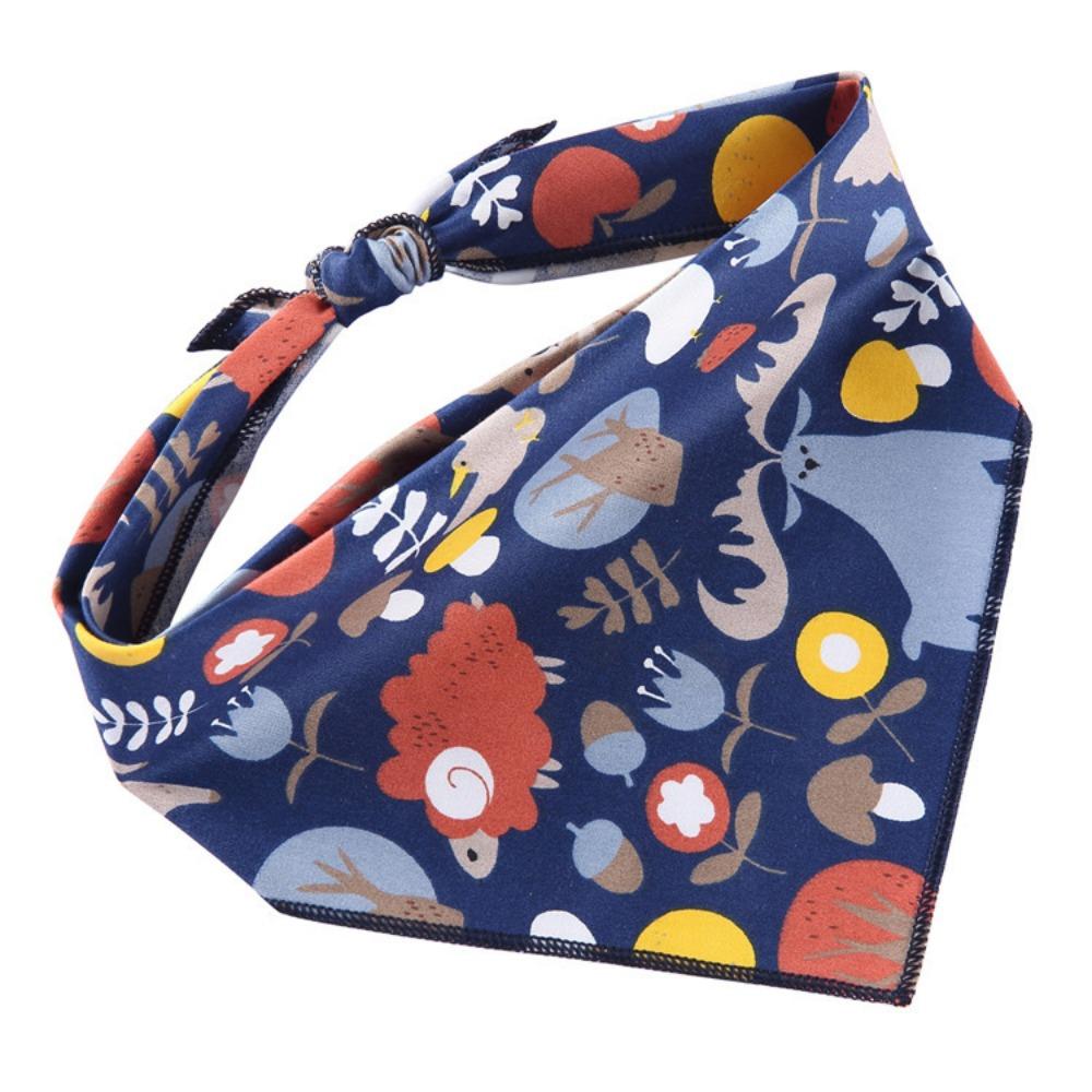 Popular pet triangle towel cat and dog universal cute bib scarf decoration small dog dog saliva towel