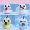 Lovely Cartoon Plush Rooster Bag Charm Cute Chicken Keychain Soft Doll Accessory