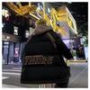 Men's Winter Korean Style Fake Two-Piece Cotton Jacket for Teen and Junior High Students
