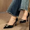 High Heels Women Pumps Summer Shoes for Women Wedding Shoes Bride Mary Jane Shoes Offfice Heels Sandals Ladies Zapatos De Mujer
