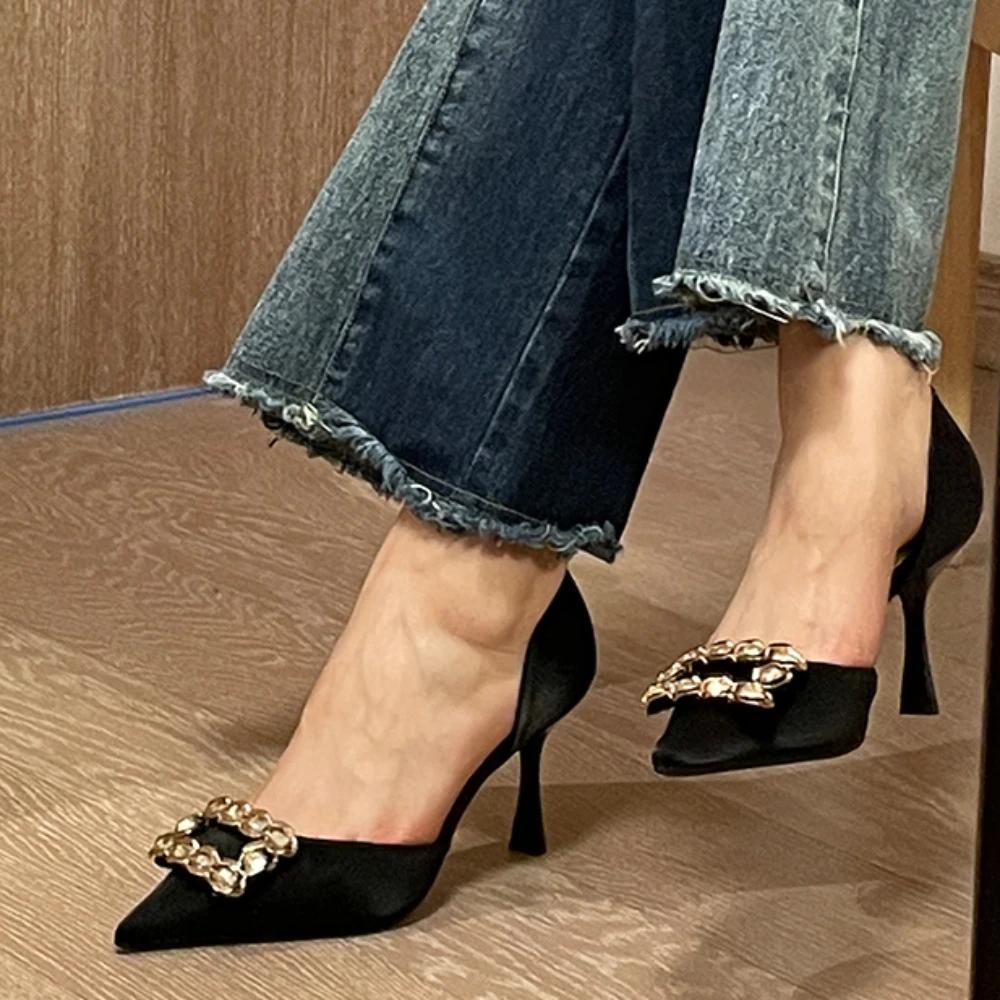 High Heels Women Pumps Summer Shoes for Women Wedding Shoes Bride Mary Jane Shoes Offfice Heels Sandals Ladies Zapatos De Mujer